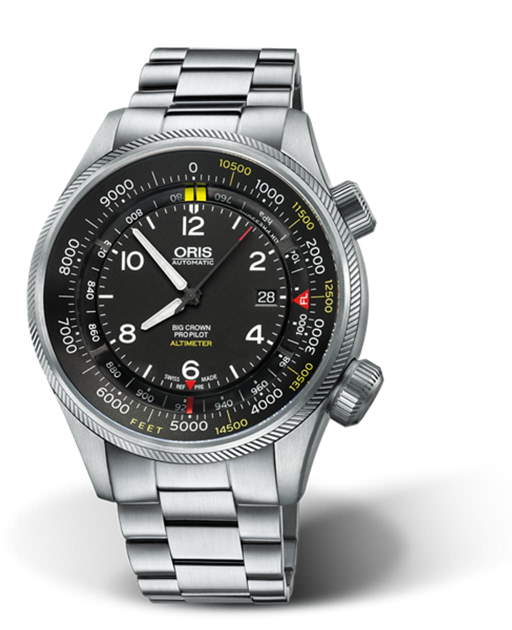 Vertical image of  Big Crown ProPilot Altimeter with Feet Scale